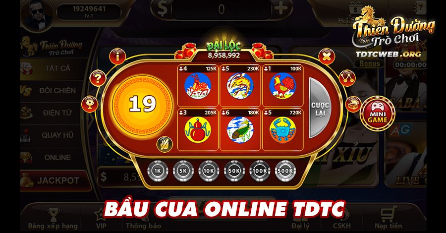 Bầu cua online TDTC – Trò chơi đổi thưởng hot nhất hiện nay