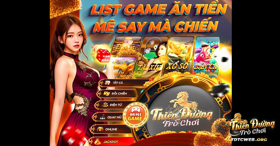 Tổng hợp các trò chơi trực tuyến có mặt tại sảnh game